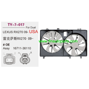 LEXUS RX270 09-USA Assy 16711-36110