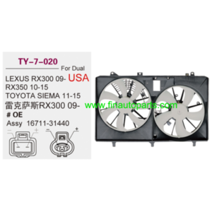 LEXUS RX300 09-USARX350 10-15TOYOTA SIEMA 11-15Assy 16711-31440