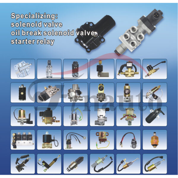 solenoid valve&oil brake solenoid valve&starter relay